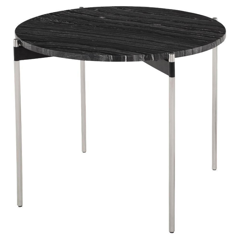 Nuevo HGNA489 PIXIE SIDE TABLE in BLACK WOOD VEIN